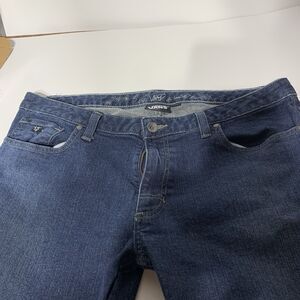 Super Cool Vans Dark Washed Low Rise Bootcut Jeans Size 34🔥